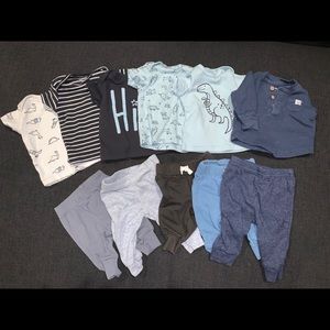 Blue Mix and Match Newborn Baby Sets